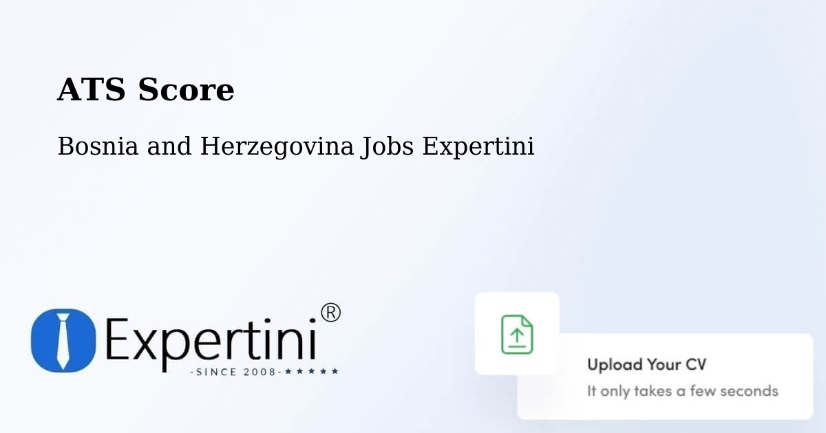 Resume ATS Score & Job Description Match Tool – Brod - Bosnia and Herzegovina Jobs Expertini