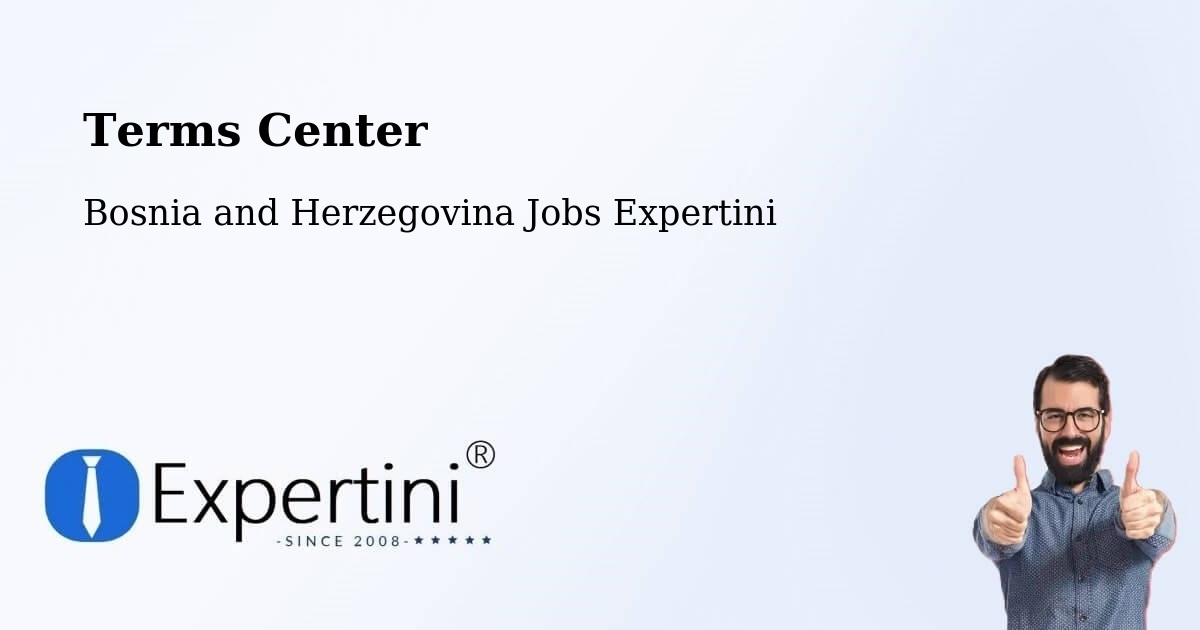 Terms of Service – Brod - Bosnia and Herzegovina Jobs Expertini